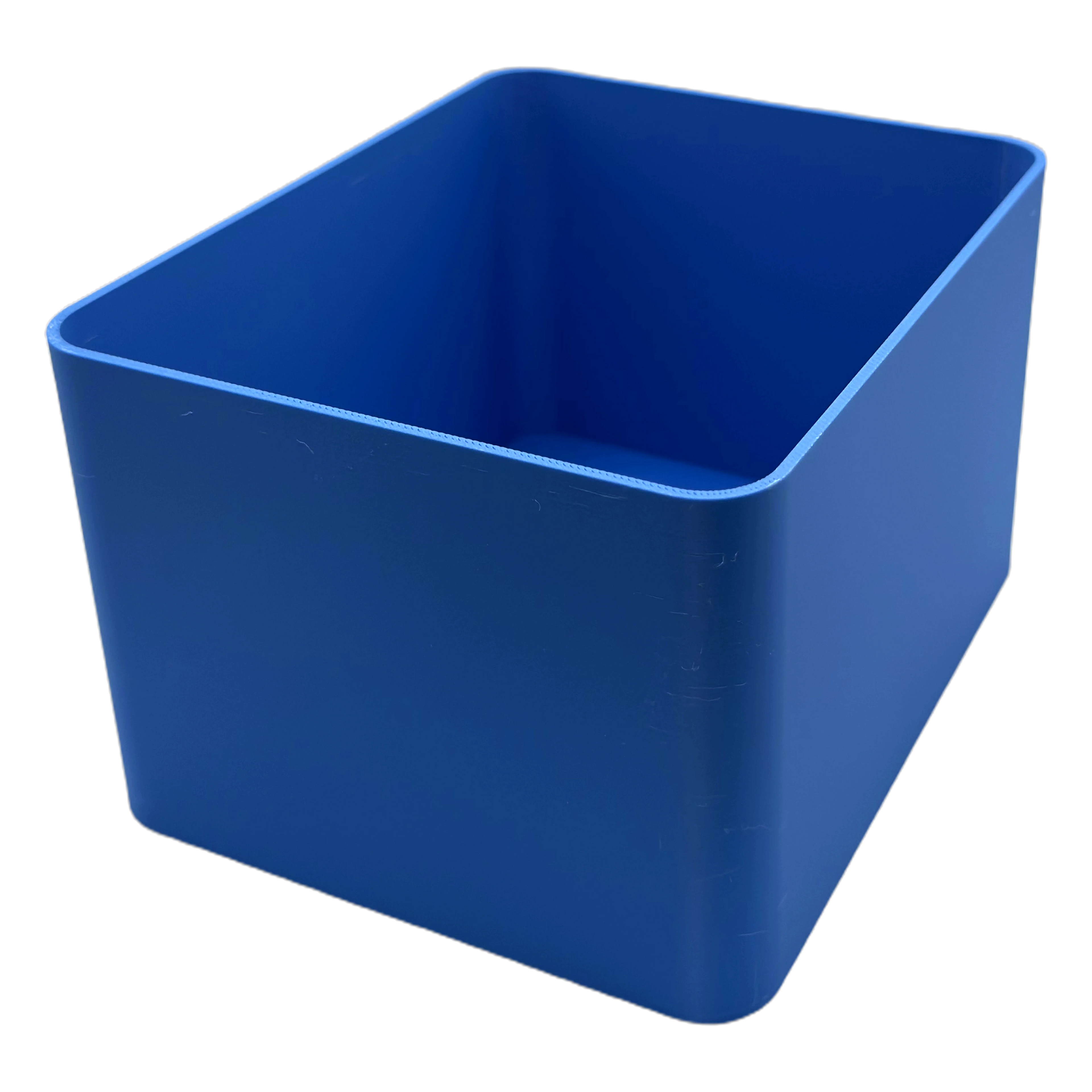 Sachet Box in Marine Blue — 3D-gedruckte Aufbewahrungsbox für Portionsbeutel