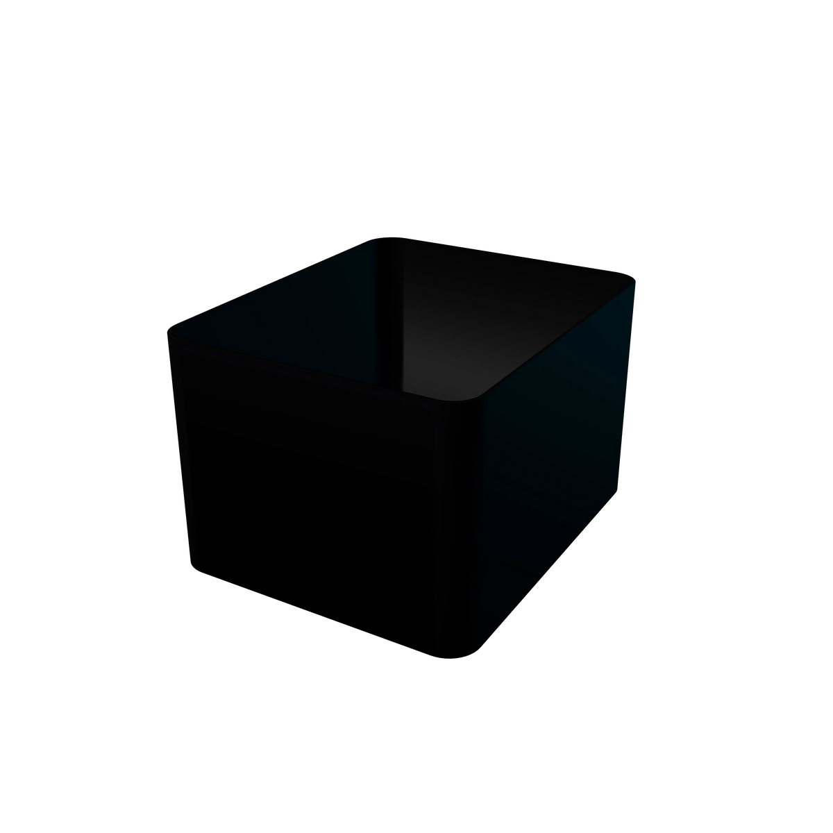 Sachet Box in Black — 3D-gedruckte Aufbewahrungsbox für Portionsbeutel