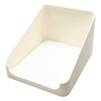 Sachet Box offen in White — 3D-gedruckte Aufbewahrungsbox für Portionsbeutel