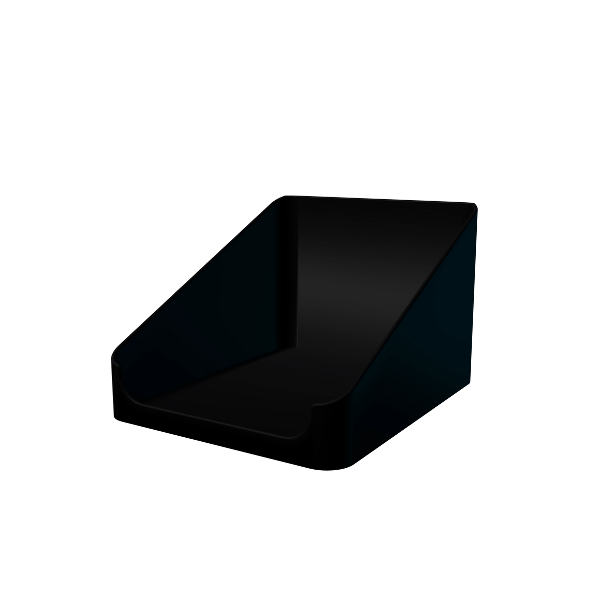 Sachet Box offen in Black — 3D-gedruckte Aufbewahrungsbox für Portionsbeutel