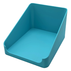 Sachet Box offen — niedrige Vorderwand, freie Sicht
