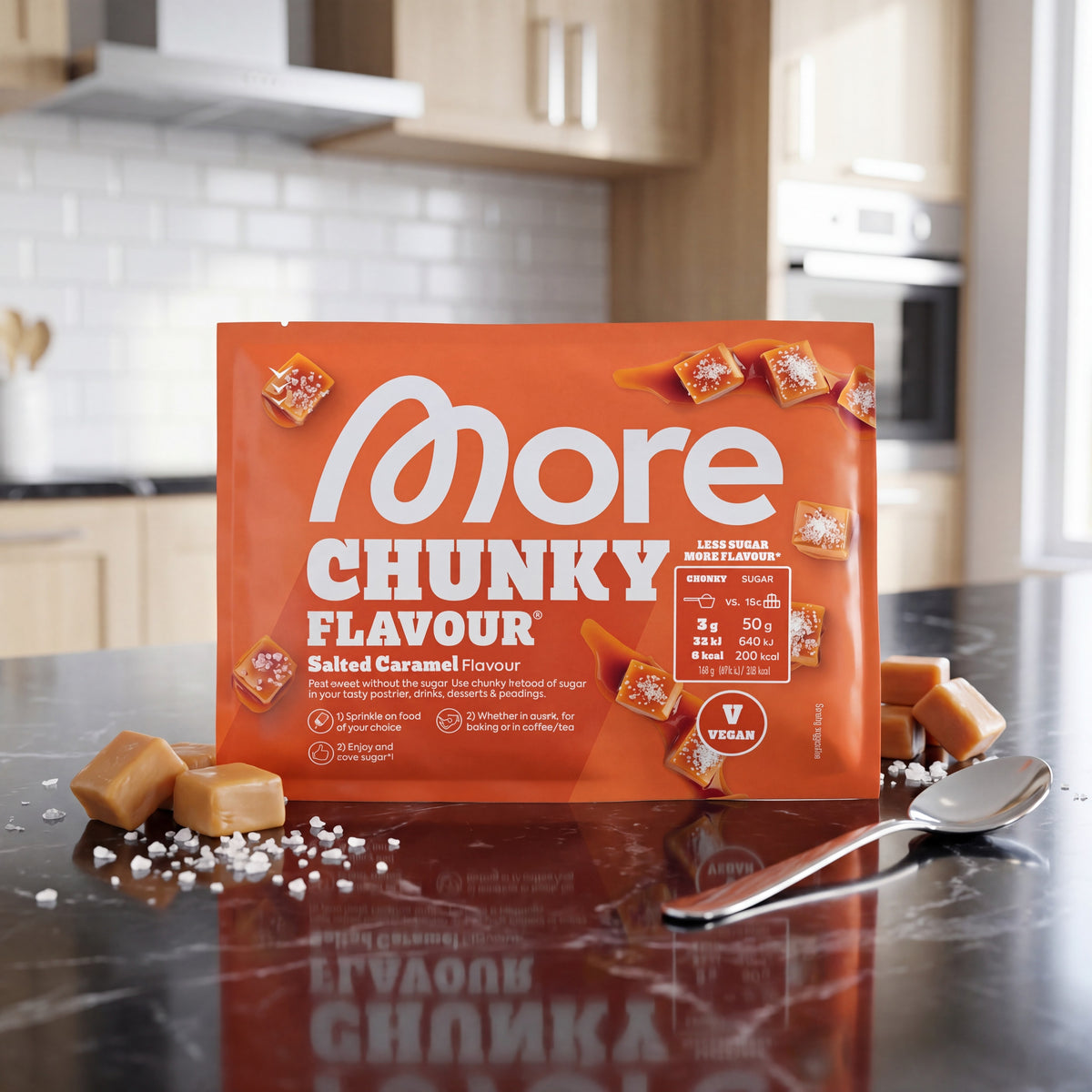 Chunky Flavour Salted Caramel – Geschmackspulver Dose