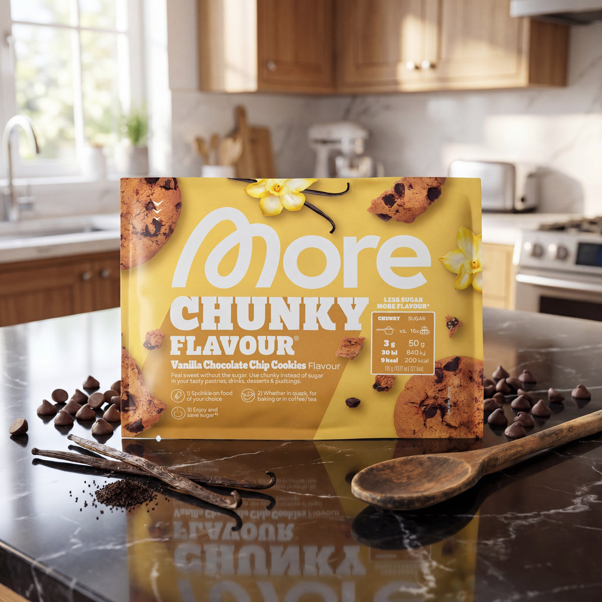 Chunky Flavour Vanilla Chocolate Chip Cookie – Geschmackspulver Dose
