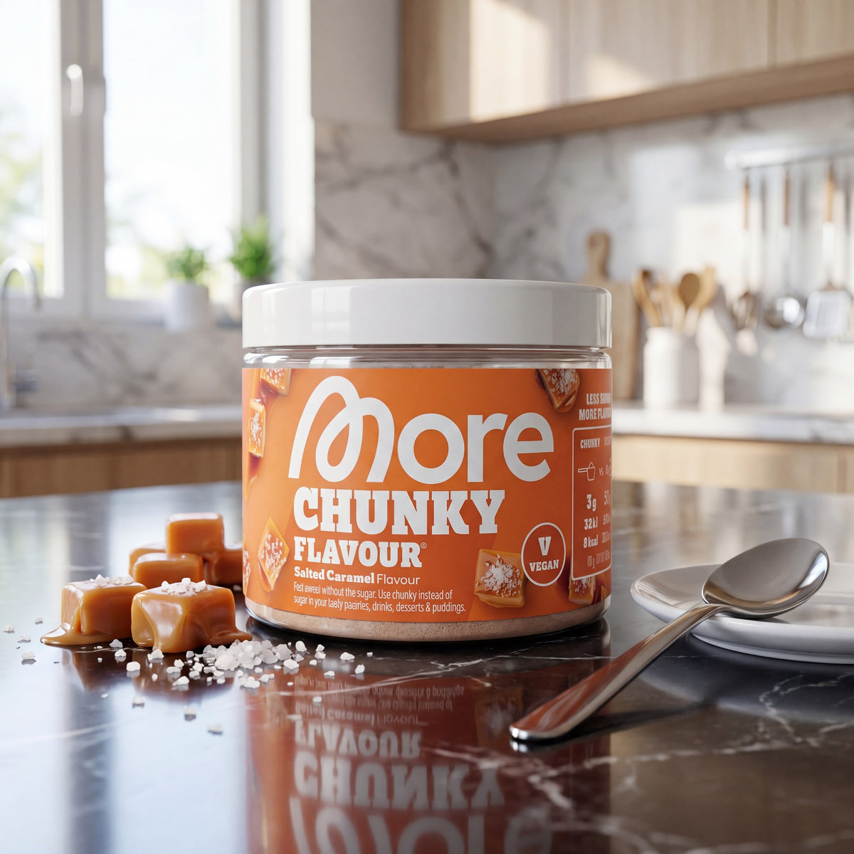 Chunky Flavour Salted Caramel – Geschmackspulver Dose