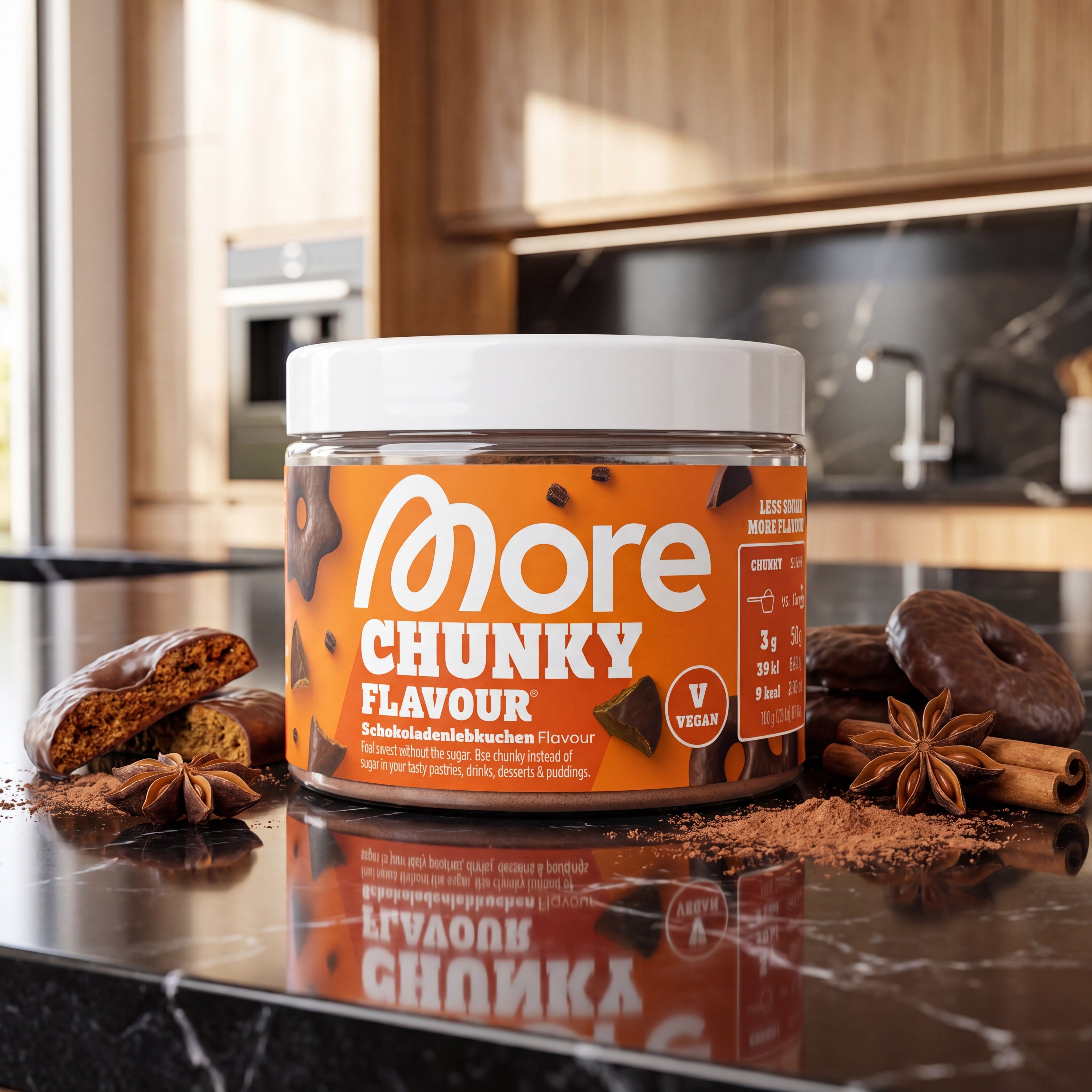 Chunky Flavour Schokoladenlebkuchen – Geschmackspulver Dose