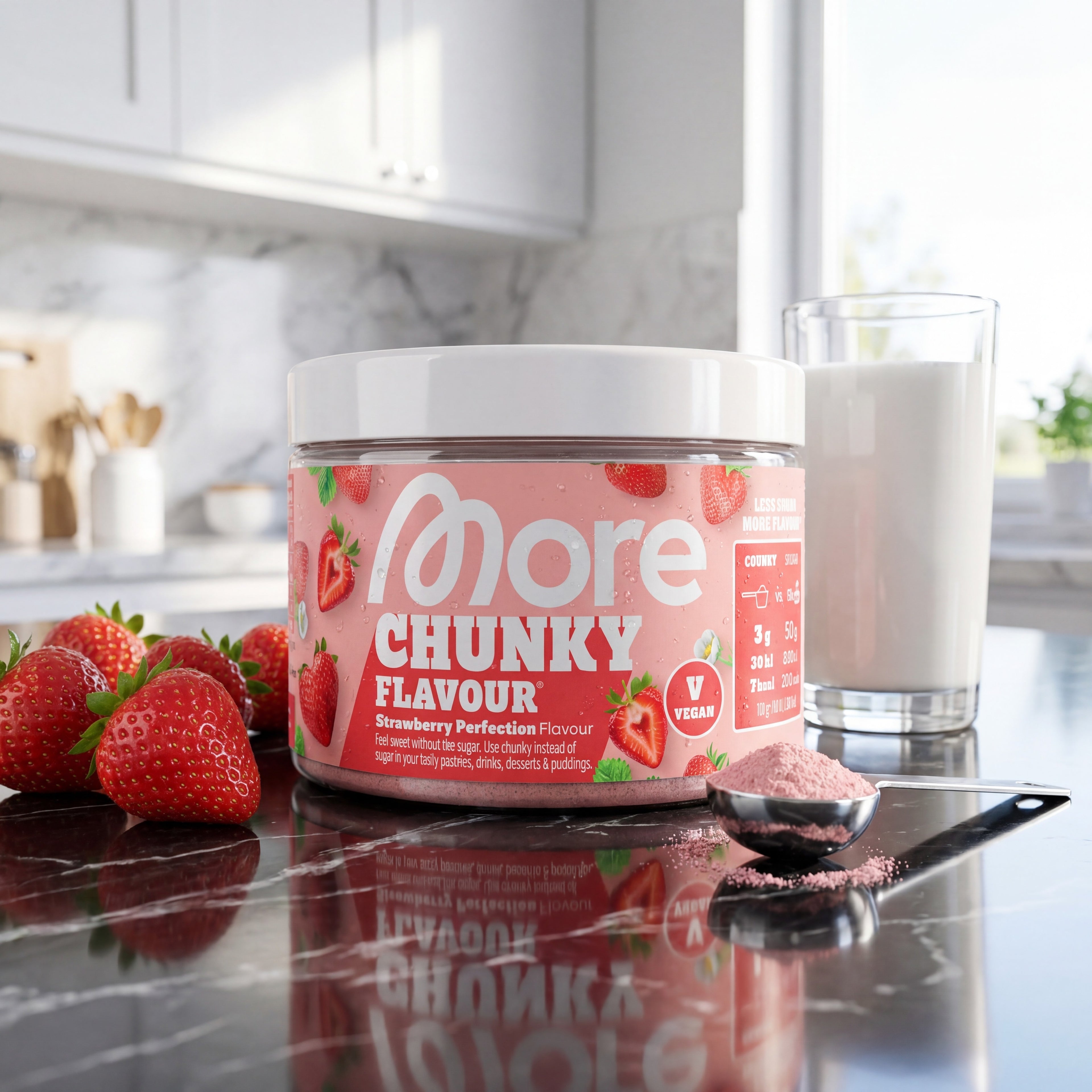 Chunky Flavour Strawberry Perfection – Geschmackspulver Dose