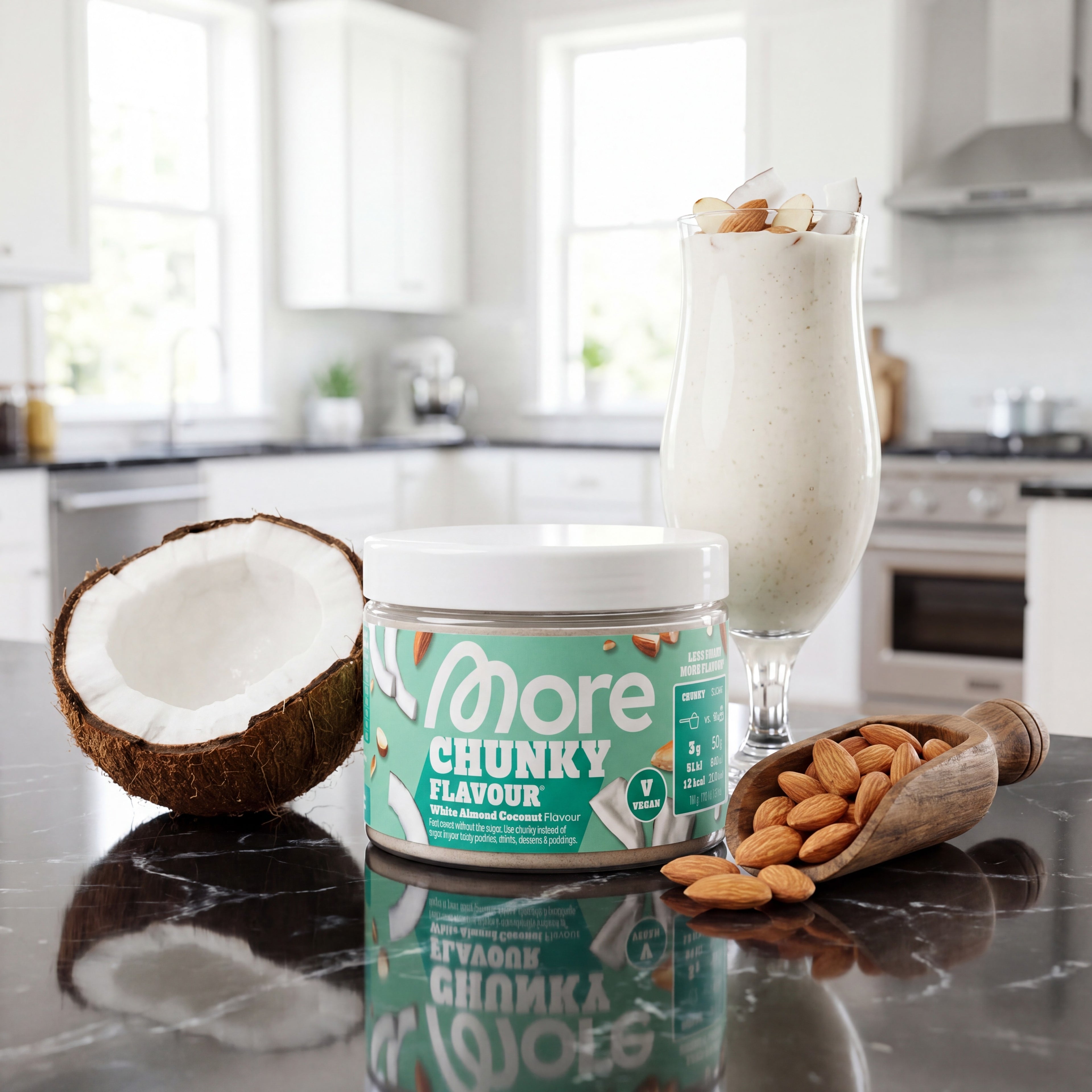 Chunky Flavour White Almond Coconut – Geschmackspulver Dose