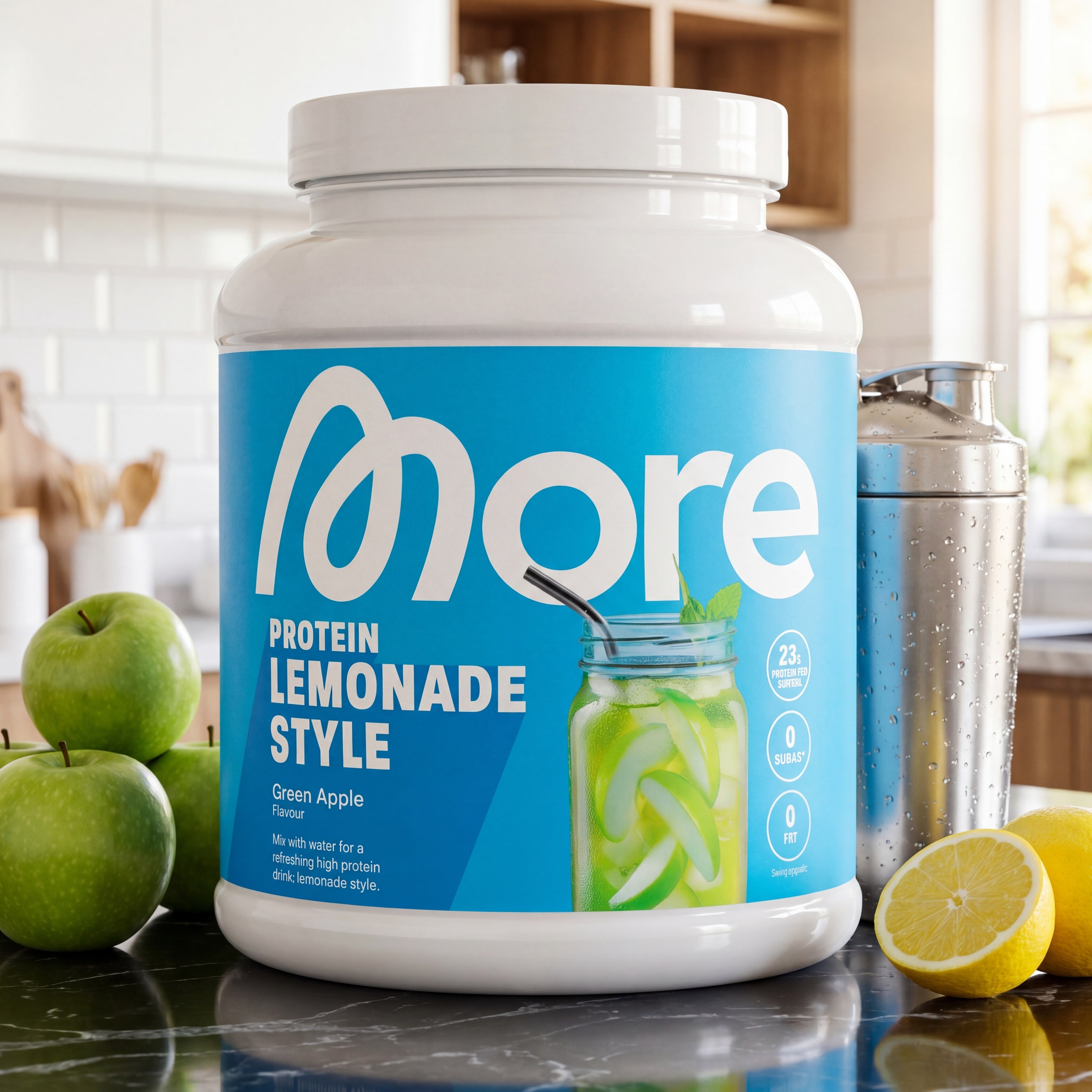 More Clear Protein Lemonade Style Green Apple