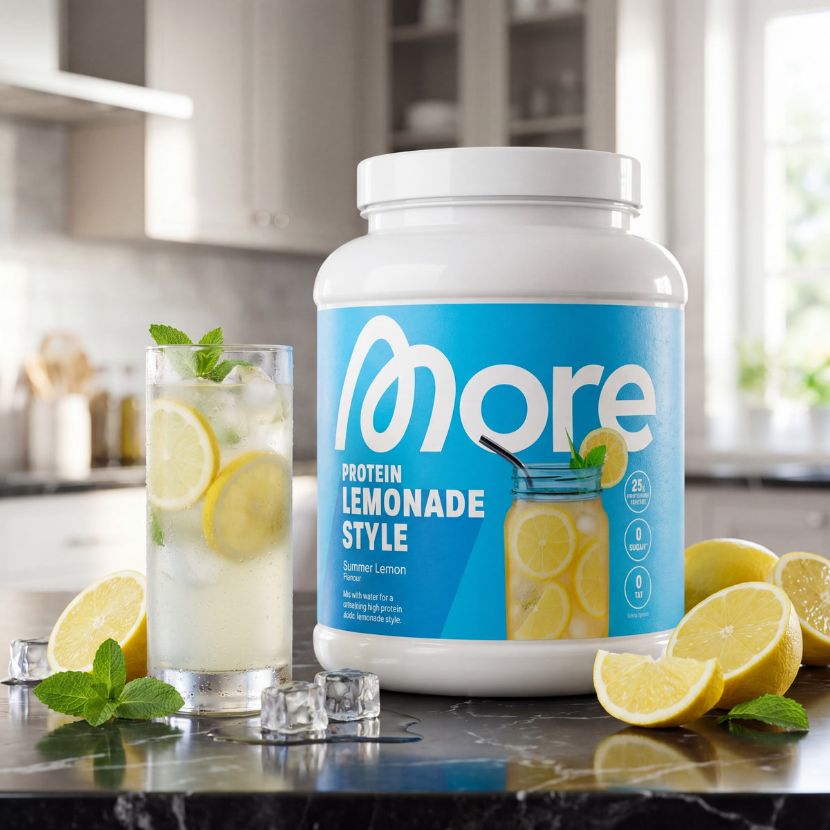 More Clear Protein Lemonade Style Summer Lemon