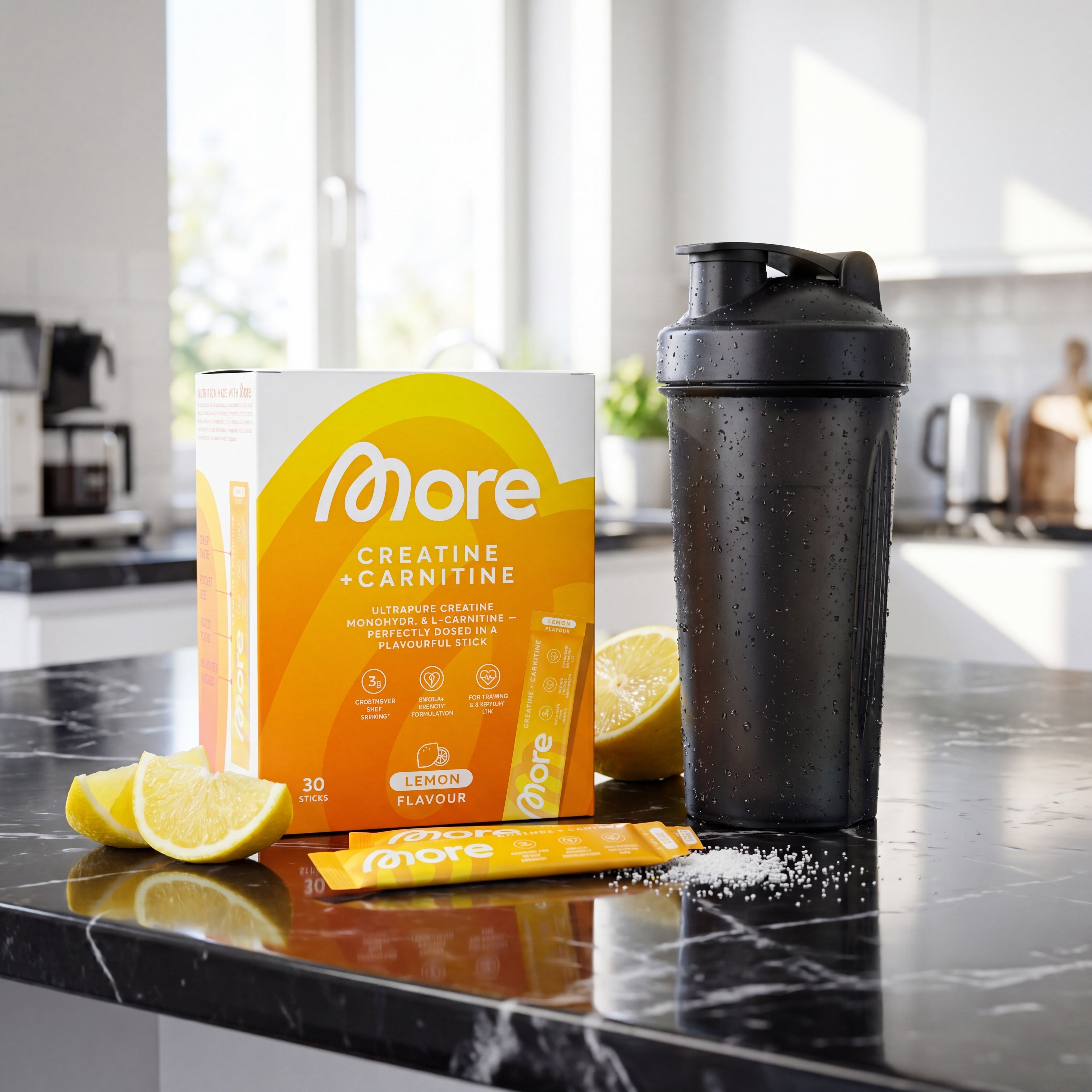 Creatine + Carnitine Sticks Lemon – Nahrungsergänzungsmittel