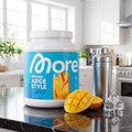 Clear Protein Juice Style Mango – klares Whey-Isolat-Protein von More Nutrition