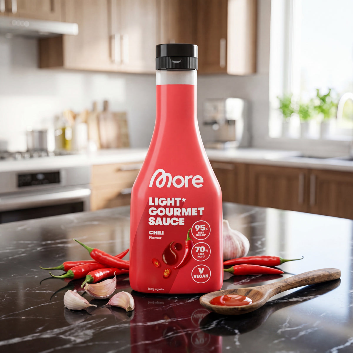 Light Gourmet Sauce & Salad Dressing Chili – Sauce Flasche [aiimg143]