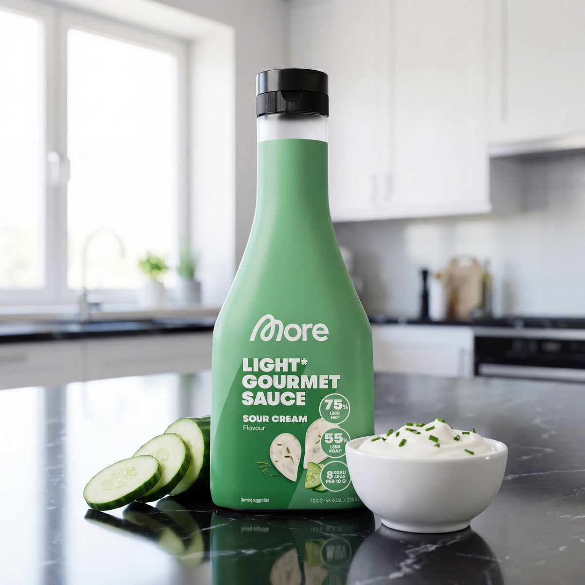 Light Gourmet Sauce & Salad Dressing Sour Cream – Sauce Flasche