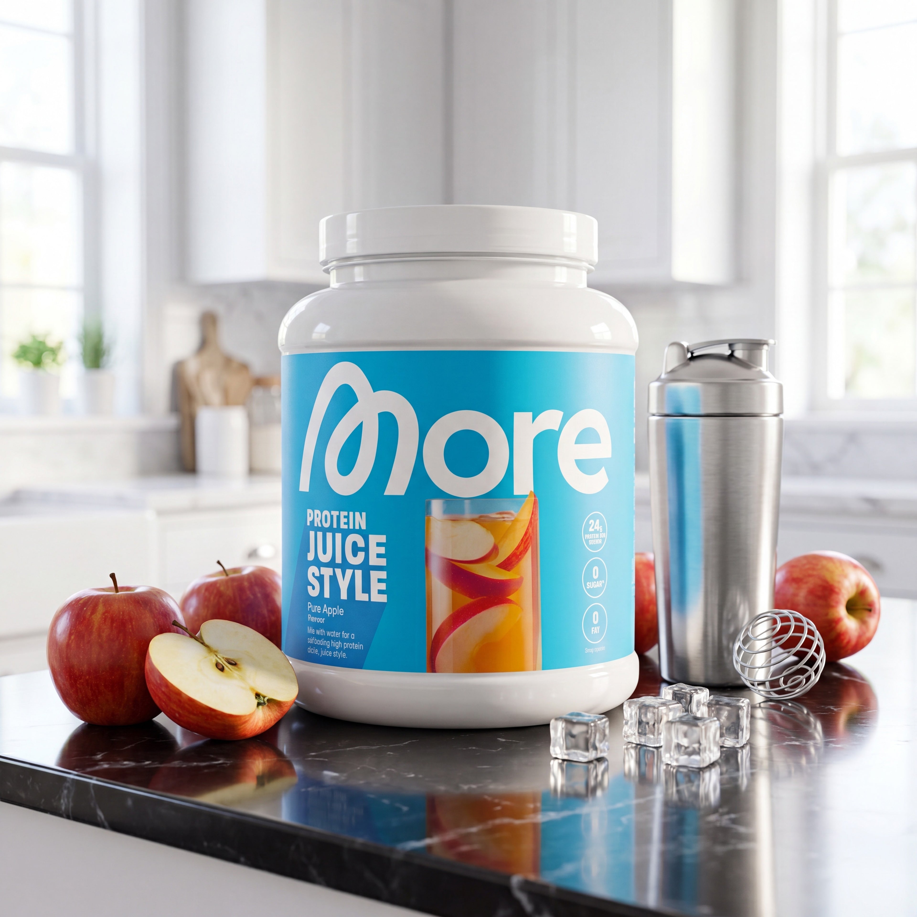 More Clear Protein Juice Style Pure Apple [aiimg114]