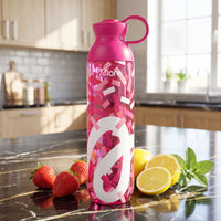More Premium Aqua Bottle Pink Confetti