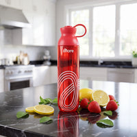 More Premium Aqua Bottle Red Silver [aiimg316]