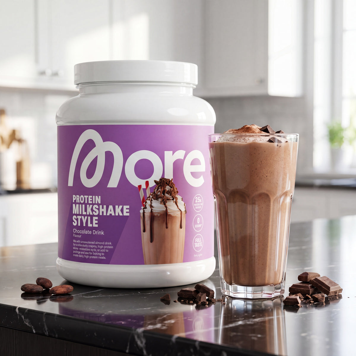 More Protein Milkshake Style Chocolate Drink [aiimg148]