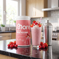 More Protein Milkyccino® Strawberry Raspberry Swirl [aiimg118]