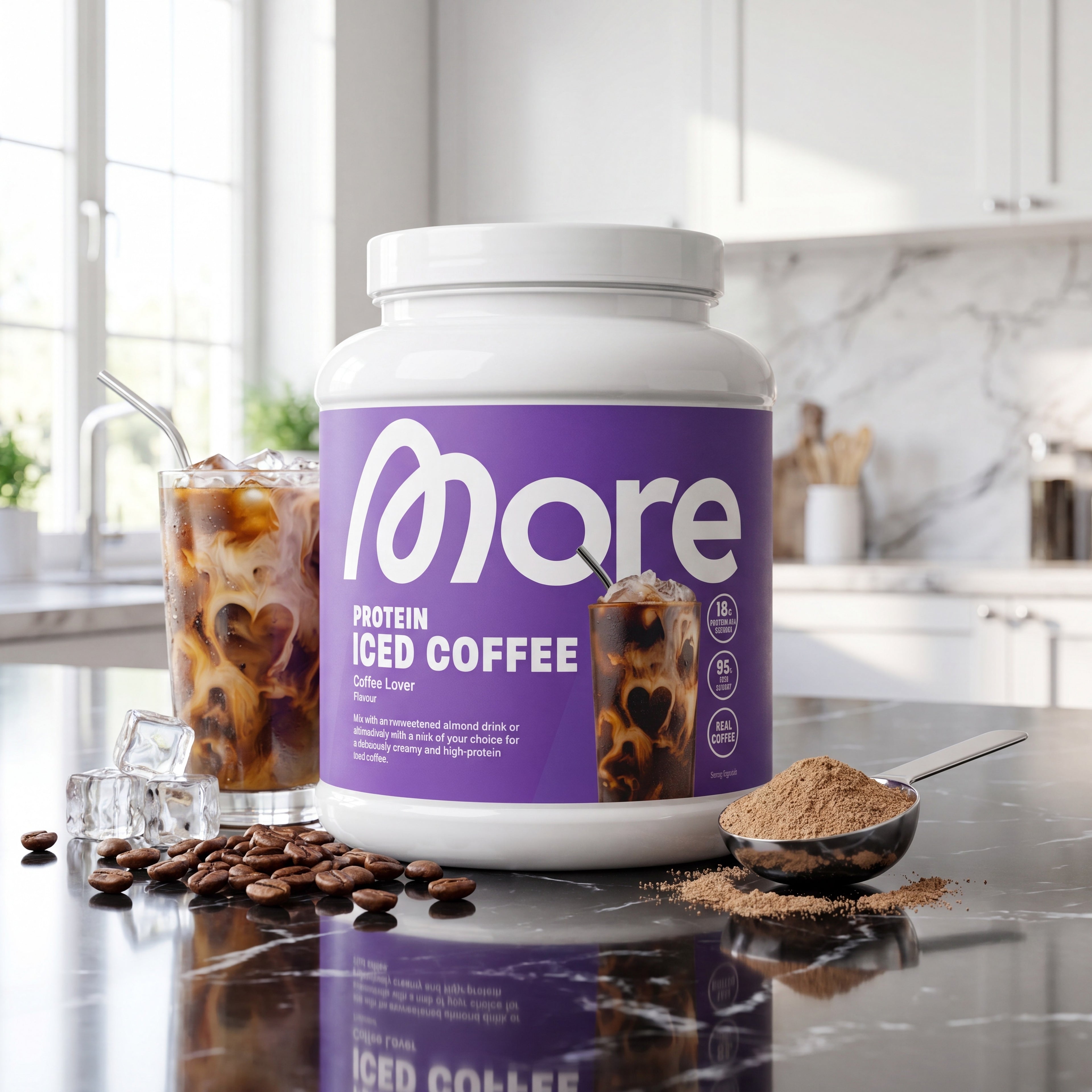 Protein Iced Coffee Coffee Lover [aiimg130]