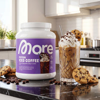 Protein Iced Coffee Double Chocolate Chip Cookie [aiimg158]