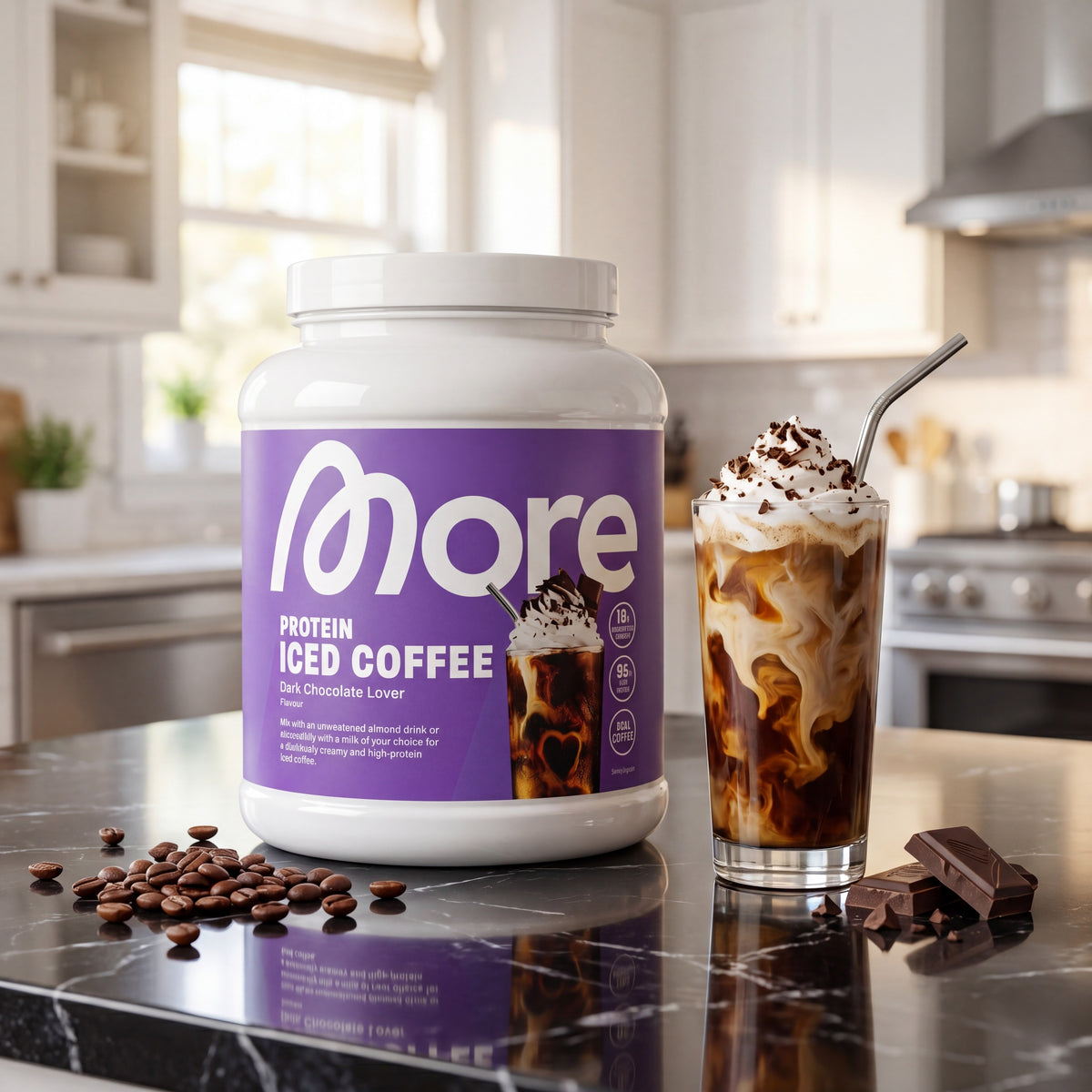Protein Iced Coffee Dark Chocolate Lover