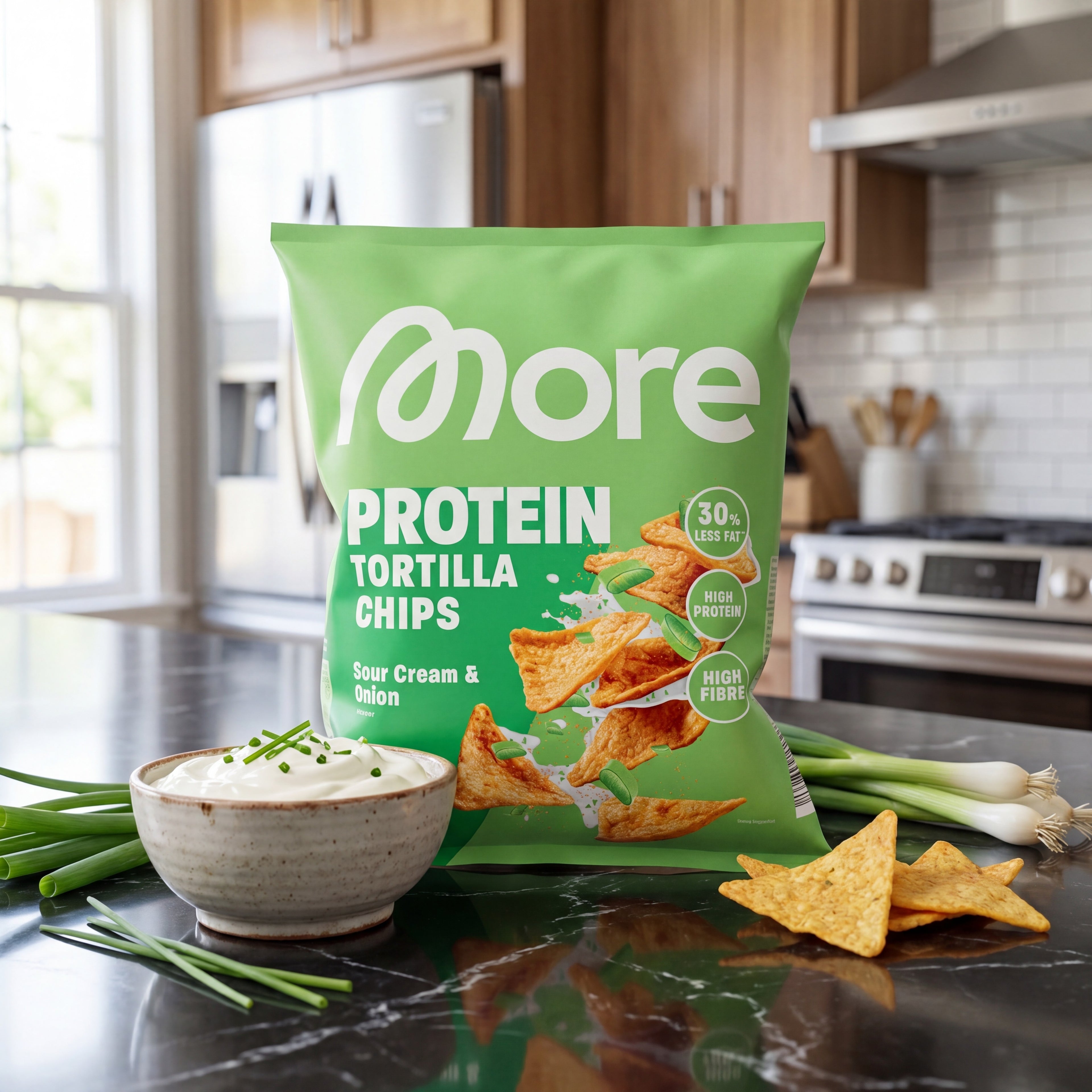 Protein Tortilla Chips Sour Cream & Onion