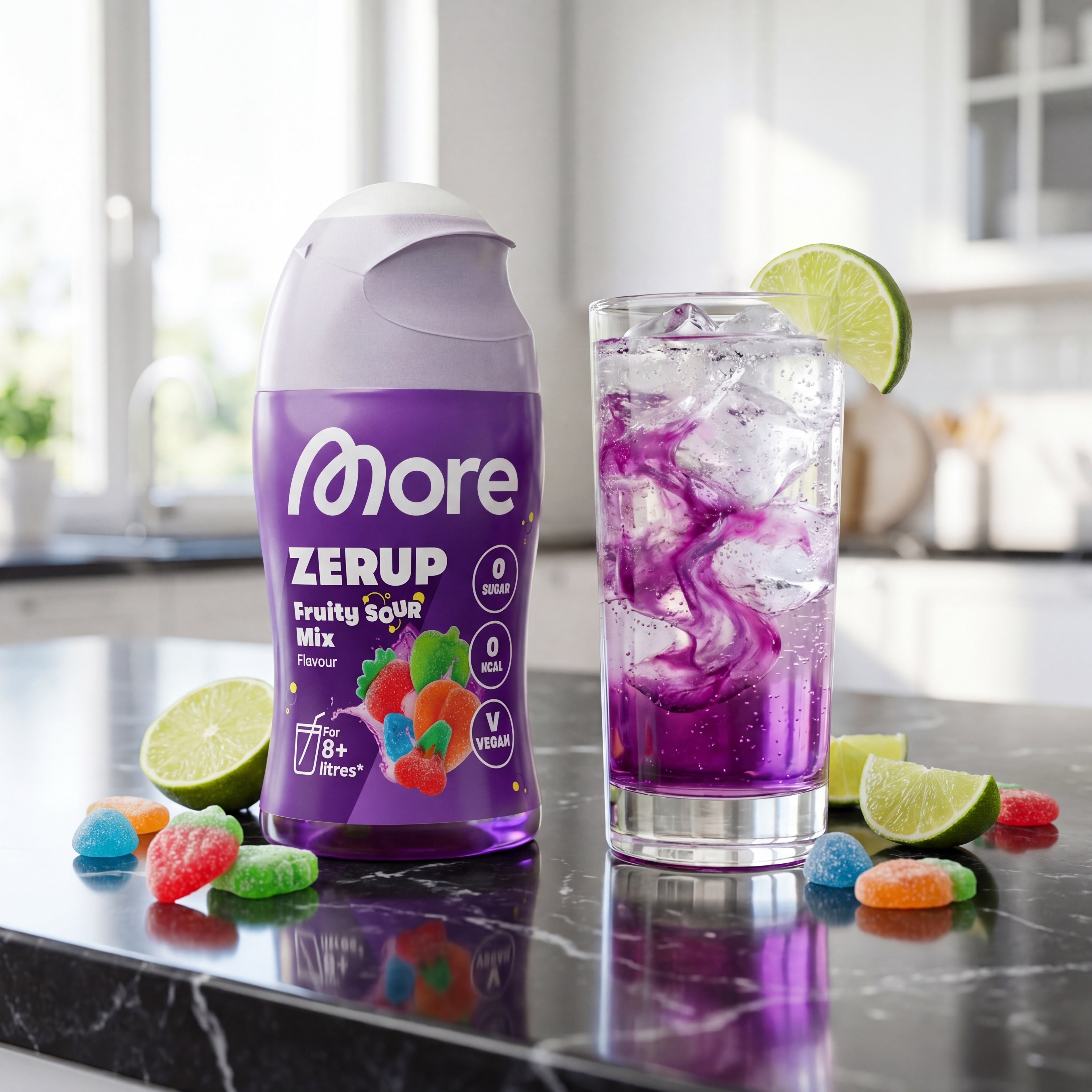 Zerup - Zero Sirup Fruity Sour Mix – Sirup Flasche