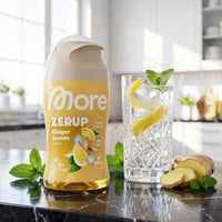 Zerup - Zero Sirup Ginger Lemon – Sirup Flasche