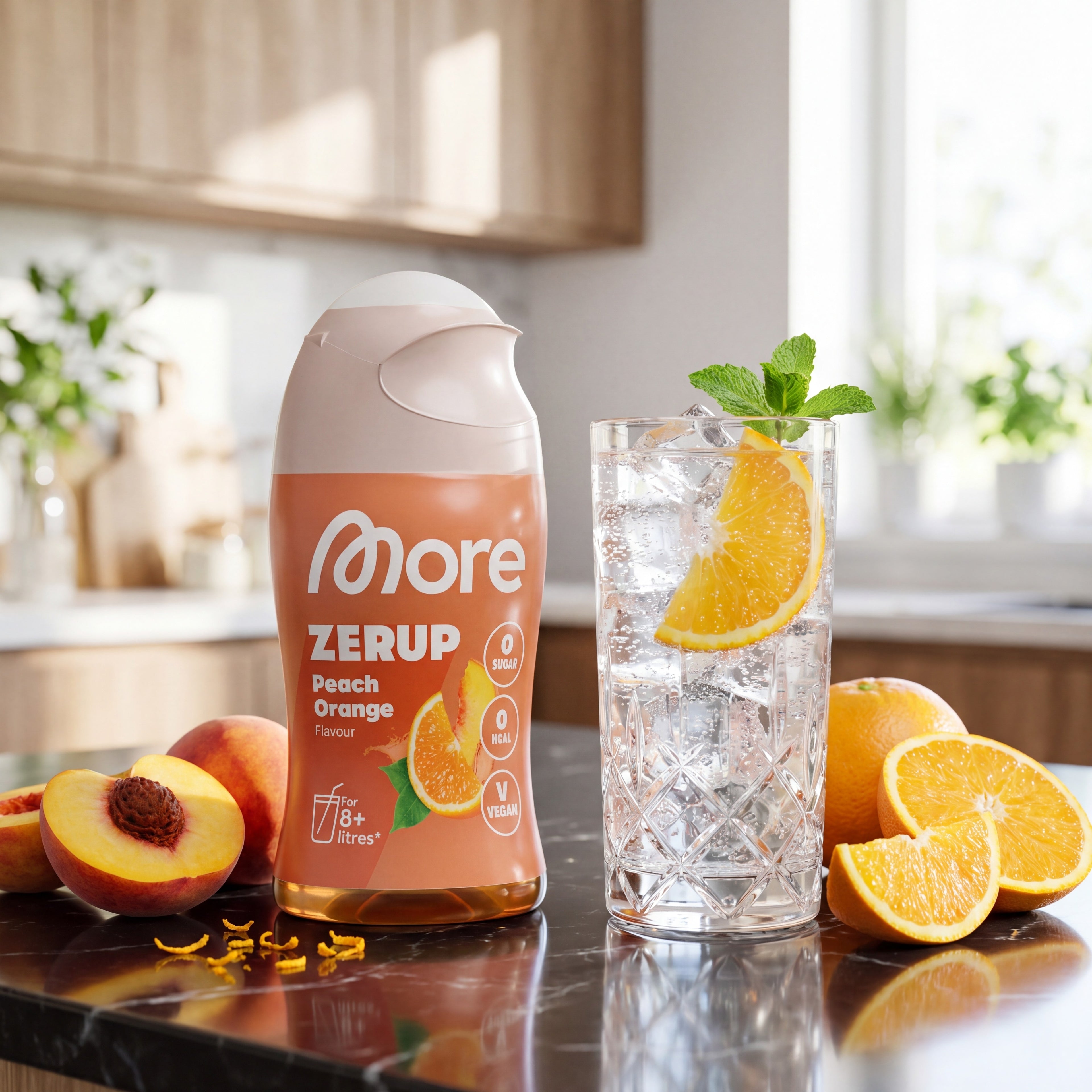 Zerup Peach Orange – Getränkesirup ohne Zucker