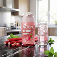 Zerup - Zero Sirup Rhabarberschorle – Sirup Flasche