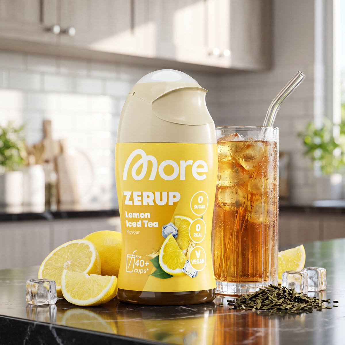 Zerup Lemon Iced Tea – sciroppo per bevande senza zucchero